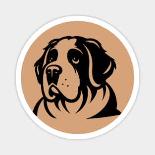 Saint Bernard Dog Magnet